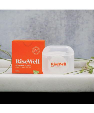 Buy RiseWell Hydroxyapatite Dental Floss - Mint Green & Teflon Free | Premium Dental Care for Healthy Teeth - Buy Online on GoSupps.com