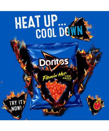 Doritos Flamin' Hot Nacho and Cool Ranch Variety Pack 1oz Bags (40 Pack) - Spicy & Cool Flavors Combo - Buy Online on GoSupps.com