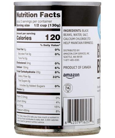 Happy Belly Black Beans 15 oz - Premium Quality, Natural and Nutritious - Buy Online on GoSupps.com