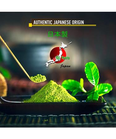 Organic 80% Decaf Matcha Green Tea Powder - USDA Certified, Ideal for Latte, Smoothie, Baking - Authentic Japanese Origin - 3.5oz 100g - Buy Online on GoSupps.com