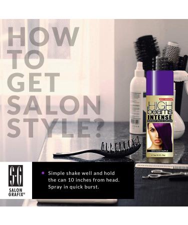 High Beams Intense Temporary Spray-On Hair Color Punky Purple 2.7 oz (3 pack) Purple 2.7 Ounce - Buy Online on GoSupps.com