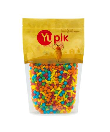 Yupik Mini Fruit Shaped Pressed Candies 1 kg 6 Count Kosher Nitwitz Candy Multicolored Fruity Flavors Candy Machine Refills Fun & Nostalgic Ideal for Gifting Halloween & Holidays 1 kg (Pack of 6)