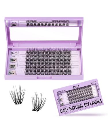 Eyelashes Extensions 84 PCs Z06 B & q Individual eyelashes DIY lash clusters for beginners reusable eyelash bush single eyelashes for eyelash extensions at home lashes eyelashes extension (Z06 D-14 mm) D-14mm-z06