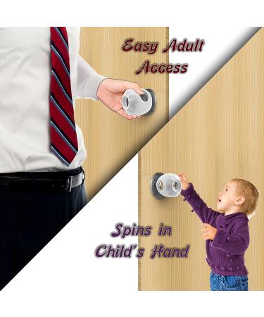 New & Improved - Door knob Baby Safety Cover - 5 Pack - Deter Little Kids from Opening Doors with A Child Proof Door Handle Lock - Driddle - Buy Online on GoSupps.com