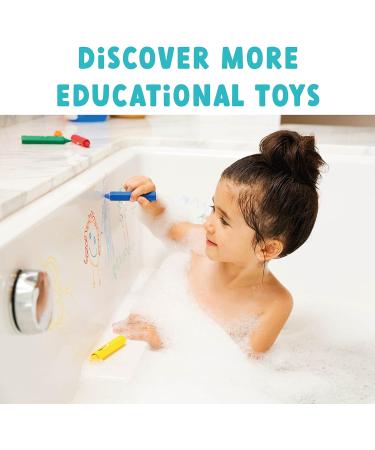 Munchkin Learn Bath Foam Letters & Numbers | Mess-Free, Creative Toddler Bath Toys - Set of 26 Floating Letters | Shower & Tile Toys for Kids - Buy Online on GoSupps.com