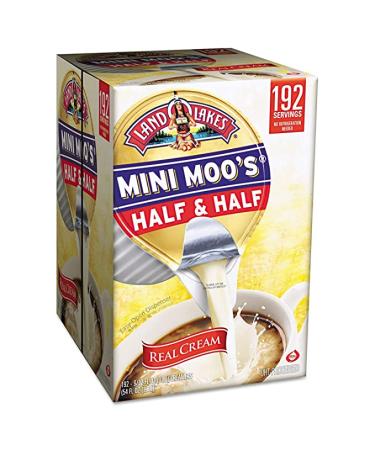 Land O` Lakes Mini Moos Half amp; Half .5oz 192 Per Carton