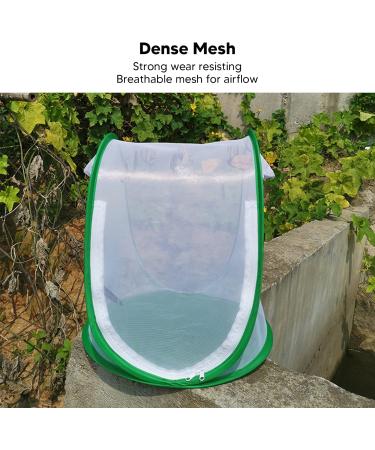 CHICIRIS Butterfly Habitat Pop Up Monarch Butterfly Enclosure Clear Insect Cage Terrarium with Handle 13.2 x 13 x 14.4in - Buy Online on GoSupps.com