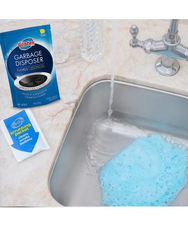 Glisten Garbage Disposal Cleaner & Odor Eliminator - Foaming Action, Lemon Scent - 4.9oz (Pack of 1) - Buy Online on GoSupps.com