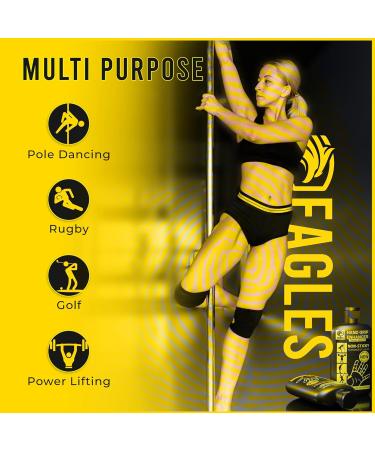 EAGLES Dry Hand Pole Grip Solution Grip Enhancer Non-Sticky Anti-Slip Solution for Pole Dancing Sweaty Hands Dry Grip for Football Tennis Golf Weightlifting Pole Fitness Gymnastics Gaming - Buy Online on GoSupps.com