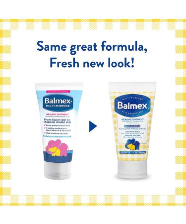 Balmex Healing Ointment for Diaper Rash & Chafing with Petrolatum - Pediatrician Recommended & Paraben-Free (3.5oz) - Buy Online on GoSupps.com