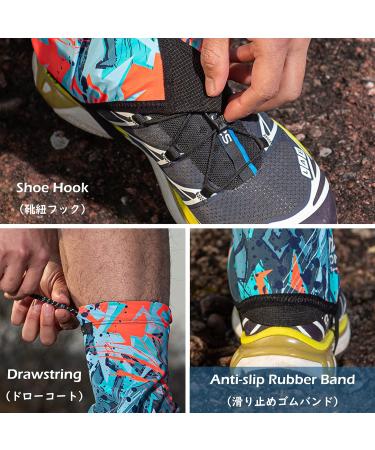 TRIWONDER Unisex Trail Gaiters - Red | Perfect for Outdoor Running Hiking & Trail Running | International Shipping Available - Buy Online on GoSupps.com