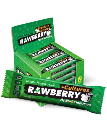 Probiotic Apple Cinnamon Added Sugar Free Vegan Gluten Free Nuts Bar (15 Pieces in Box) - Buy Online on GoSupps.com