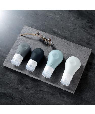 Gemice TSA Approved Travel Bottles - Leak Proof Silicone Squeezable Containers Set (16 Pack) - Grey - Buy Online on GoSupps.com