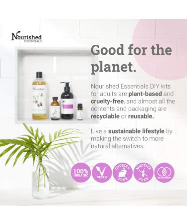 Wellness Maker Organic Body Wash Kit - DIY Natural Shower Gel Making Set - Vegan Cruelty Free Paraben Free - Perfect for Sensitive Skin - Make Your Own Liquid Soap - Buy Online on GoSupps.com