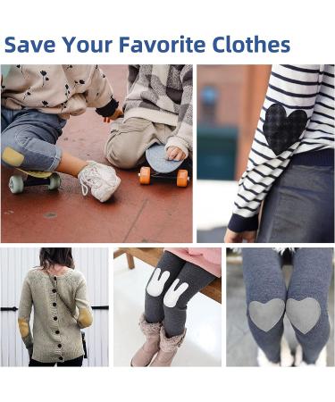 HTVRONT Iron on Patches Kit - 20 Pieces, 3.7x4.9 - Black White Gray Beige Brown Repair & Decorating Fabric Patches - Buy Online on GoSupps.com