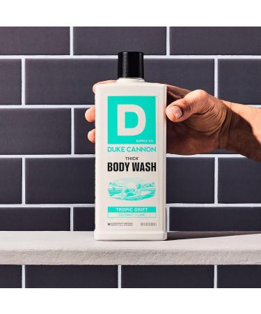 Duke Cannon THICK Body Wash for Men Tropic Drift 18 oz High-Viscosity Moisturizing Shower Gel with Bold Long-Lasting Scent - Buy Online on GoSupps.com