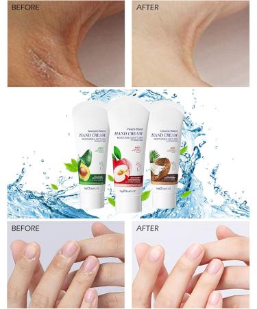 Mini Hand Cream Kit-3Pcs 75g Small Scented Hand Lotion for Dry Cracked Working Hands Natural Fragrance Moisturizing Travel Size Bulk Hand Lotion Baby Shower Wedding Favors Christmas Gift for Women 75 g (Pack of 3) - Buy Online on GoSupps.com