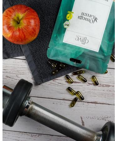 Hemp Oil Capsules Bio - Omega 3 Vegan 500 mg | Djive Naturals Omegagreen - 120 Pcs Pure Quality & Plant Nutrients - Buy Online on GoSupps.com