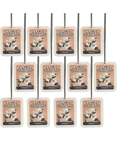 12Pcs Natural Orchid Car Air Fresheners - Long Lasting Scent for Men and Women - Vent Clips and Hanging - Vanillaroma Scent - Bulk Pack - Buy Online on GoSupps.com