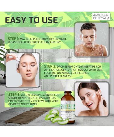 Advanced Clinicals Collagen Plumping Facial Serum + Collagen Skin Rescue Cream Set - Buy Online on GoSupps.com