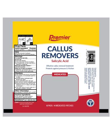 Premier Medicated Callus Removers 6 ea