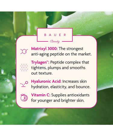 Collagen Peptide Complex Serum - Anti-Aging, Hydrating, Brightening with Matrixyl 3000 & Hyaluronic Acid | Dermatologist Tested - Buy Online on GoSupps.com