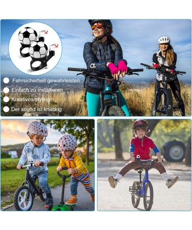 Buy 2 Pack Children s Bicycle Bells - Clear Loud Sound for All Bikes - Fun Football Design - Buy Online on GoSupps.com