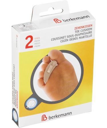 Berkemann Toe Cushion Left 50008154002642 Medium Beige Shoe Pads for Comfort | International Shipping - Buy Online on GoSupps.com
