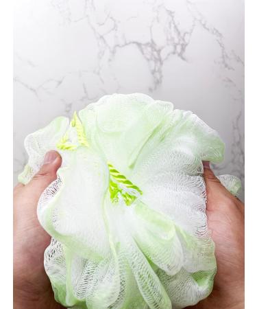 Bath Sponge Shower Loofah Balls 75g/PCS Set of 4 - Men Women Body Wash - Flower Color - Buy Online on GoSupps.com