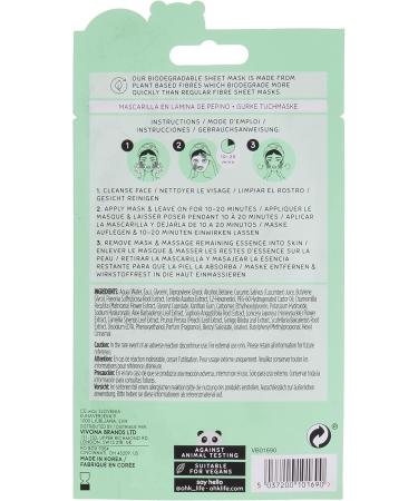 Oh K! Soothing Cucumber Sheet Mask for Sensitive Skin Hydrating and Reduces Redness Biodegradable Vegan and Cruelty Free 27g - Buy Online on GoSupps.com