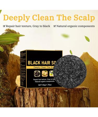  Zankie Grey Hair Reverse Bar Natural Soap to Remove Grey Hair | Grey Reverse Shampoo Bar | Men's White Hair Covering Shampoo Bar Lightening Shampoo Bar | - Buy Online on GoSupps.com