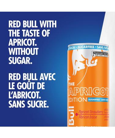 Red Bull Energy Drink Sugar Free 250 millilitre (Pack of 24) & Energy Drink Apricot-Strawberry Sugarfree 250ml (24pk) - Buy Online on GoSupps.com