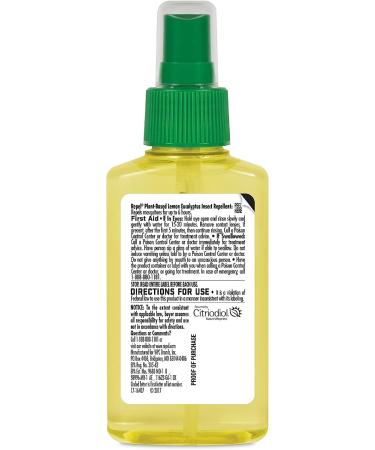 Repel Plant-Based Lemon Eucalyptus Insect Repellent Pump Spray 4-Ounce - Pack of 2 | Mosquito Repellent Twin Pack - Buy Online on GoSupps.com