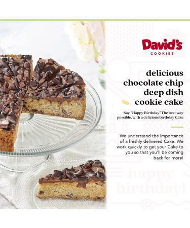 Chocolate Chip Deep Dish Cookie Pie - 14 Pre-Sliced Pieces | Gourmet Bakery Dessert with Chocolate Chips and Chunky Chocolate Topping - Buy Online on GoSupps.com