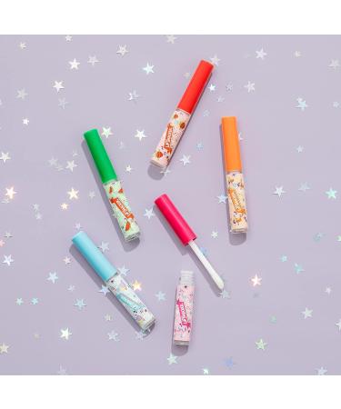 Lip Smacker Holiday Party Pack - Tropical Punch, Watermelon, Cotton Candy, Spun Sugar, Strawberry | Flavored Lip Gloss Set - Buy Online on GoSupps.com
