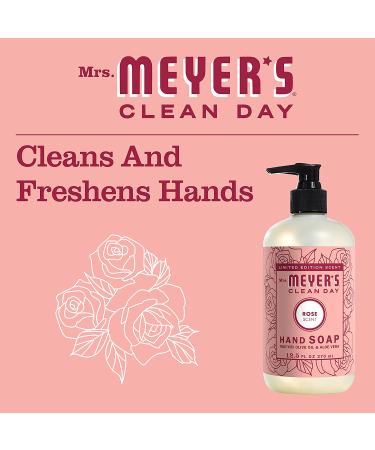 Mrs. Meyer's Hand Soap - Limited Edition Rose | Biodegradable, Essential Oils | Pack of 3 (12.5 fl. oz) - Buy Online on GoSupps.com