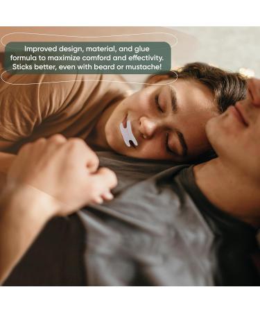 Resty H-Shape Sleep Tap | Mouth Tape for Snoring Relief & Better Sleep - 36 Pieces for Optimal Nasal Breathing & Oxygen Supply - Buy Online on GoSupps.com