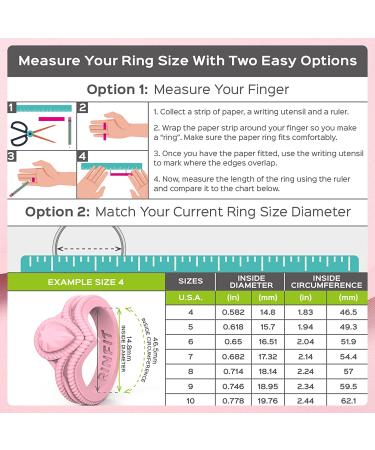 Rinfit Silicone Rings for Women - Wedding Bands - Pear Diamond Collection - 2 Pack - Ideal for Sports & Exercise - Buy Online on GoSupps.com