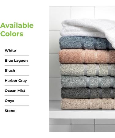 Cariloha Organic Bamboo-Viscose and Turkish Cotton Washcloths Set - Soft 600 GSM White Towels - Set of 3 - Buy Online on GoSupps.com