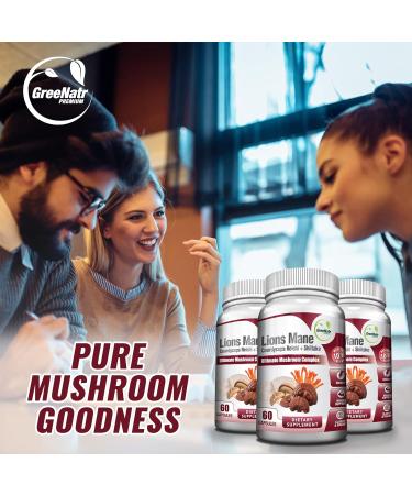 10-in-1 Mushroom Supplement for Immune Support & Energy Boost - 60 Capsules - Buy Online on GoSupps.com