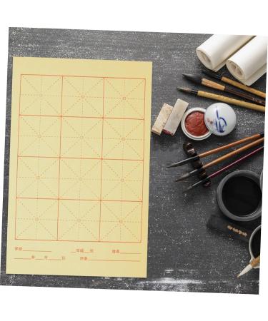 STOBOK 90 Sheets Grid Rice Paper Drawing Paper Calligraphy Art Supplies Xuan Paper Blank China - Buy Online on GoSupps.com
