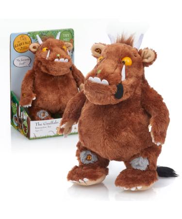 WOW! STUFF Interactive Gruffalo Soft Toy | Official Talking 12 Inch Plush Teddy From The Julia Donaldson and Axel Scheffler Children's Books and Films | For Boys and Girls Aged 3 And Above
