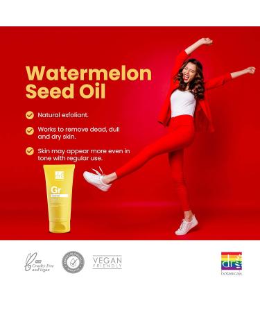 Dr Botanicals Superfood Facial Cleanser with Vitamins Grapefruit & Watermelon. Natural & Vegan Cleanser to remove your Halloween makeup (3.38 Fl Oz /100ml) - Buy Online on GoSupps.com