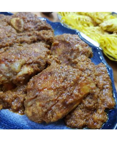 Instant Spicy Rendang Paste for Chicken (or any Meat) from Balik Pulau Penang Island Malaysia 250g Halal - Buy Online on GoSupps.com