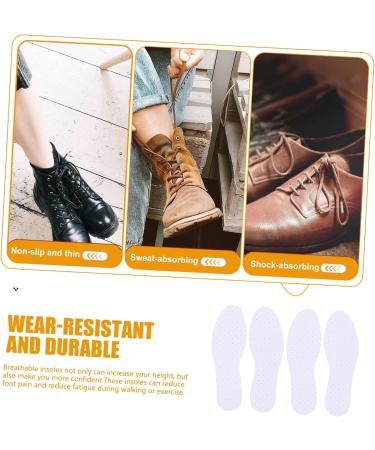 NOLITOY 6 Pairs Thin Sweat-Absorbing Insoles - Universal Sports Shoe Inserts for Women - Comfortable Shockproof Summer Shoe Pads - Buy Online on GoSupps.com