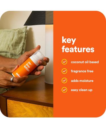 Hello So-Low Lotion - Coconut Oil Moisturizing Cream for Men | Fragrance-Free Below the Belt Care (3.3 Fl. Oz.) - International Shipping Available - Buy Online on GoSupps.com
