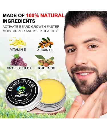 3-in-1 Beard Straightener Kit with Balm, Oil, Comb, E-Book - Patented Design for Men & Women | Unique Stocking Stuffer Gift - Buy Online on GoSupps.com