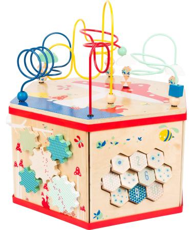 Small foot motor cubes XL MOVE IT from FSC 100%-certified wood motor play on seven playing areas 11051 multi-color Move IT!