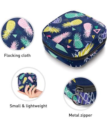 Buy Women's Bonds Storage Pockets Stillpad Halter - Colorful Pineapple Triangle Marine Portable Period Kit Bag for Girls - Buy Online on GoSupps.com