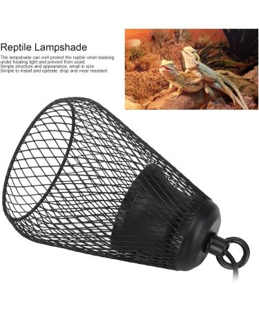 E27 Reptile Light Lampshade Metal Reptile Anti-Scald UVA/UVB Light Lampshade Black Lamp Reptile Hanging Basking Lamp Protector for Amphibian Turtles Lizards US Plug Heat Lamps - Buy Online on GoSupps.com